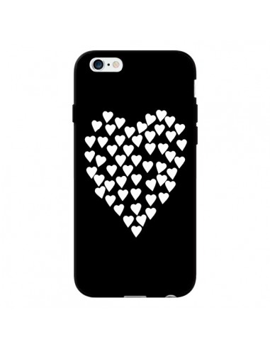Coque Coeur en coeurs blancs pour iPhone 6 - Project M