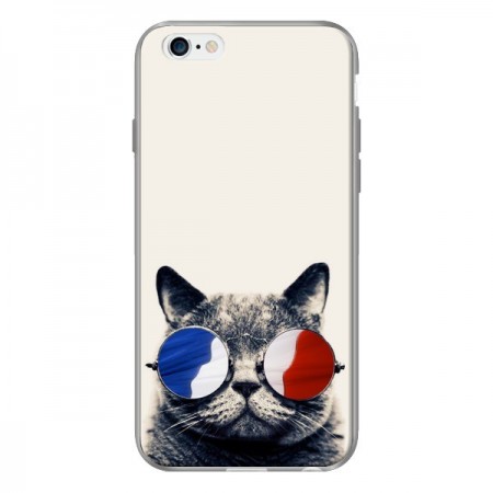 Coque Chat à lunettes françaises pour iPhone 6 - Gusto NYC Coque Chat à lunettes françaises pour iPhone 6 - Gusto NYC