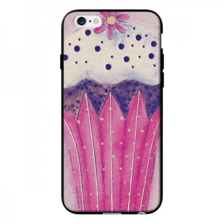Coque Cupcake Rose pour iPhone 6 - Irene Sneddon Coque Cupcake Rose pour iPhone 6 - Irene Sneddon