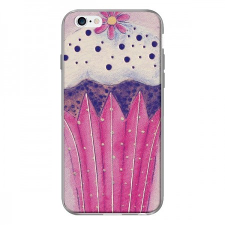 Coque Cupcake Rose pour iPhone 6 - Irene Sneddon Coque Cupcake Rose pour iPhone 6 - Irene Sneddon