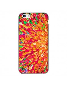 Coque Fleurs Oranges Neon Splash pour iPhone 6 - Ebi Emporium 2