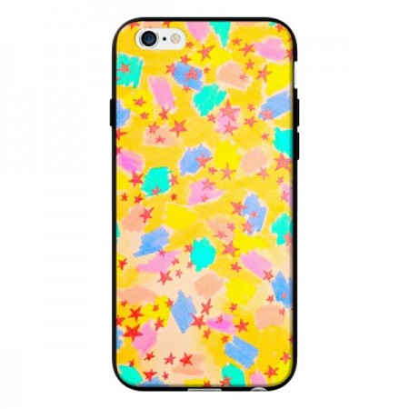 Coque Stars Etoiles Jaunes pour iPhone 6 - Ebi Emporium