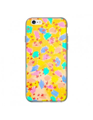 Coque Stars Etoiles Jaunes pour iPhone 6 - Ebi Emporium