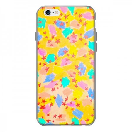 Coque Stars Etoiles Jaunes pour iPhone 6 - Ebi Emporium