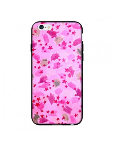 Coque Stars Etoiles Roses pour iPhone 6 - Ebi Emporium