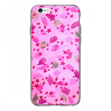 Coque Stars Etoiles Roses pour iPhone 6 - Ebi Emporium