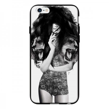 Coque Femme Lion pour iPhone 6 - Jenny Liz Rome Coque Femme Lion pour iPhone 6 - Jenny Liz Rome