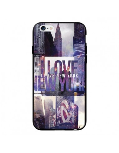 Coque I love New Yorck City violet pour iPhone 6 - Javier Martinez