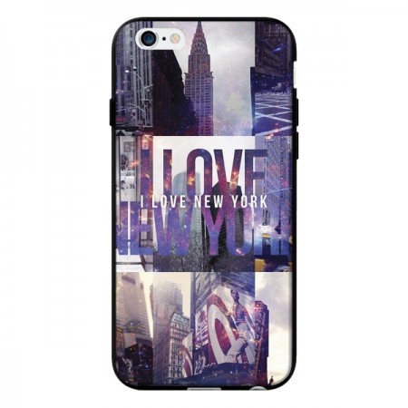 Coque I love New Yorck City violet pour iPhone 6 - Javier Martinez Coque I love New Yorck City violet pour iPhone 6 - Javier Martinez