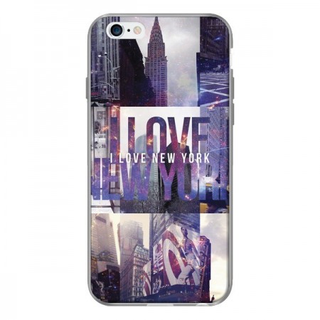 Coque I love New Yorck City violet pour iPhone 6 - Javier Martinez Coque I love New Yorck City violet pour iPhone 6 - Javier Martinez