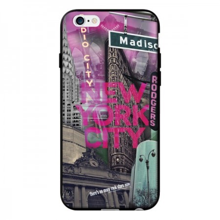 Coque New York City Rose pour iPhone 6 - Javier Martinez Coque New York City Rose pour iPhone 6 - Javier Martinez