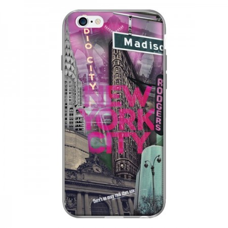Coque New York City Rose pour iPhone 6 - Javier Martinez Coque New York City Rose pour iPhone 6 - Javier Martinez