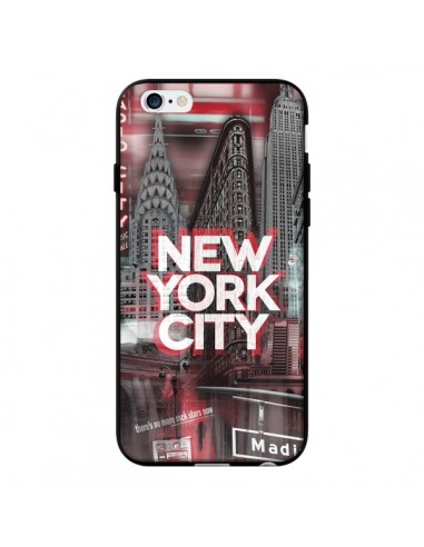 Coque New York City Rouge pour iPhone 6 - Javier Martinez