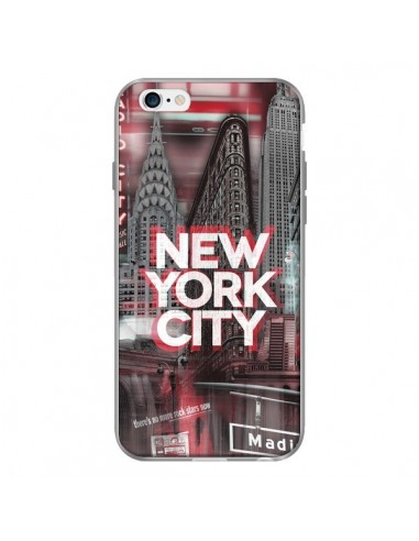Coque New York City Rouge pour iPhone 6 - Javier Martinez