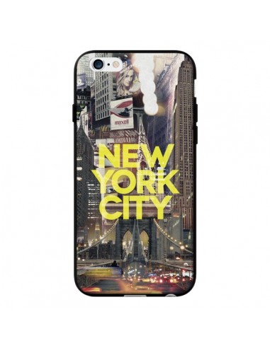 Coque New York City Jaune pour iPhone 6 - Javier Martinez