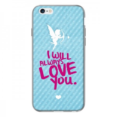 Coque I will always love you Cupidon pour iPhone 6 - Javier Martinez
