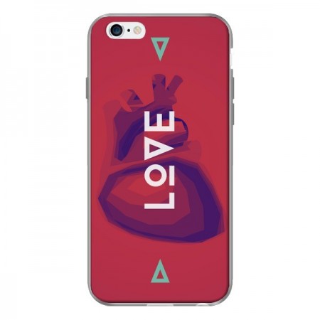 Coque Love Coeur Triangle Amour pour iPhone 6 - Javier Martinez Coque Love Coeur Triangle Amour pour iPhone 6 - Javier Martinez