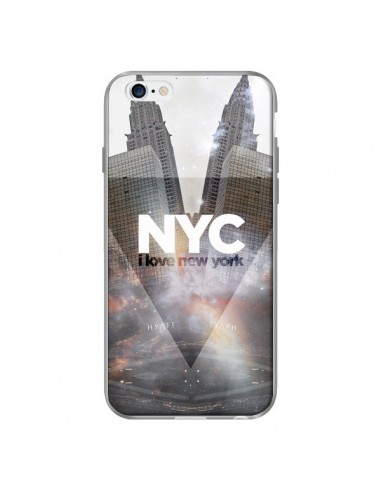 Coque I Love New York City Gris pour iPhone 6 - Javier Martinez