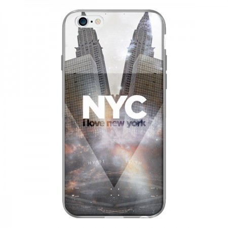 Coque I Love New York City Gris pour iPhone 6 - Javier Martinez
