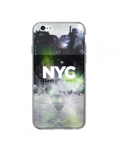 Coque I Love New York City Vert pour iPhone 6 - Javier Martinez