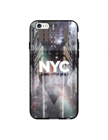 Coque I Love New York City Violet pour iPhone 6 - Javier Martinez
