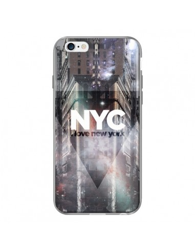 Coque I Love New York City Violet pour iPhone 6 - Javier Martinez