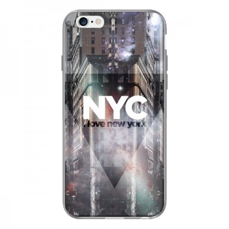 Coque I Love New York City Violet pour iPhone 6 - Javier Martinez Coque I Love New York City Violet pour iPhone 6 - Javier Martinez