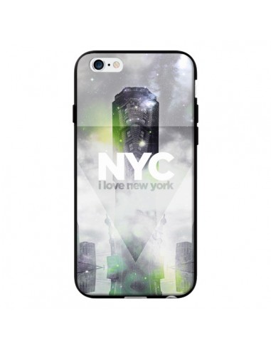 Coque I Love New York City Gris Vert pour iPhone 6 - Javier Martinez