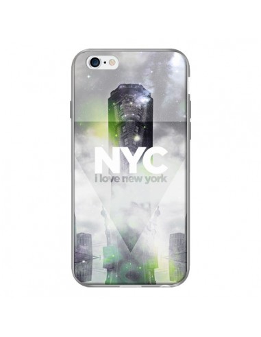 Coque I Love New York City Gris Vert pour iPhone 6 - Javier Martinez