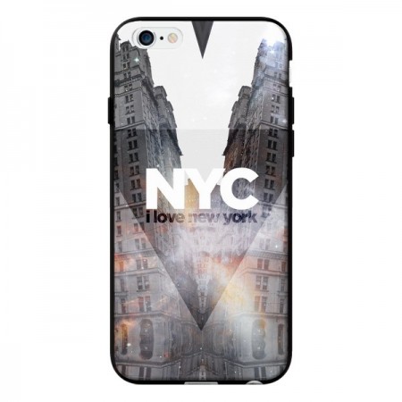 Coque I Love New York City Orange pour iPhone 6 - Javier Martinez
