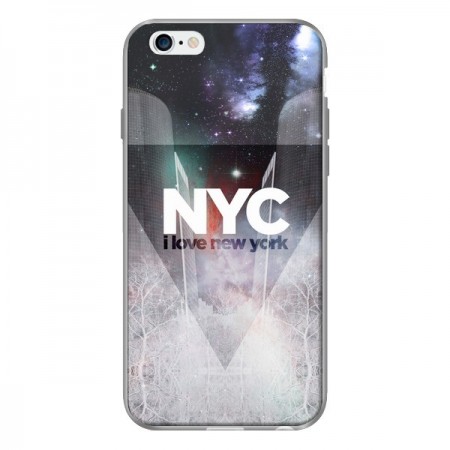 Coque I Love New York City Bleu pour iPhone 6 - Javier Martinez