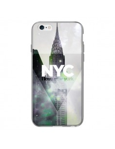 Coque I Love New York City Gris Violet Vert pour iPhone 6 - Javier Martinez 2