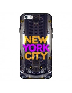 Coque New York City Orange Violet pour iPhone 6 - Javier Martinez