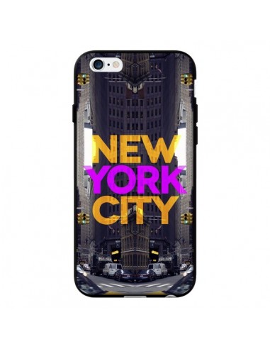 Coque New York City Orange Violet pour iPhone 6 - Javier Martinez