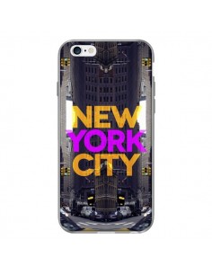 Coque New York City Orange Violet pour iPhone 6 - Javier Martinez 2