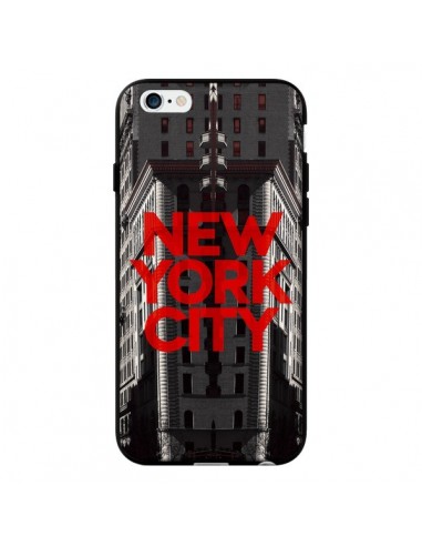 Coque New York City Rouge pour iPhone 6 - Javier Martinez