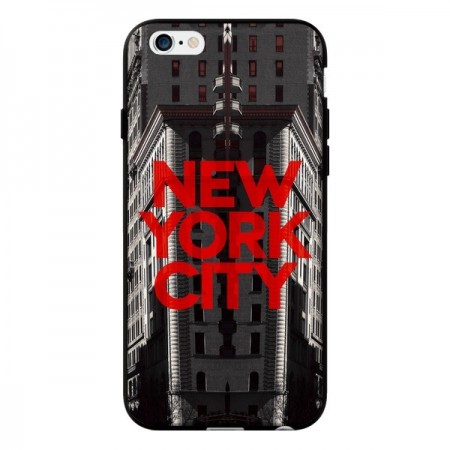 Coque New York City Rouge pour iPhone 6 - Javier Martinez