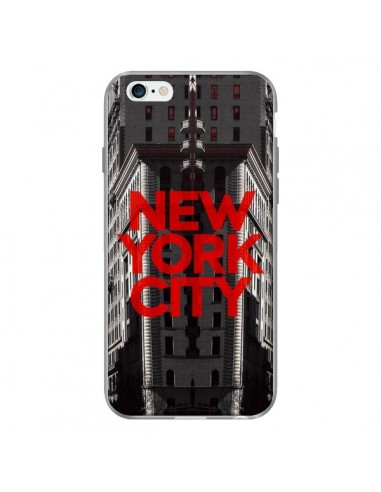 Coque New York City Rouge pour iPhone 6 - Javier Martinez