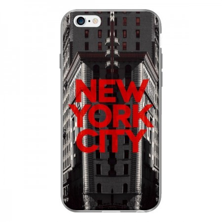 Coque New York City Rouge pour iPhone 6 - Javier Martinez