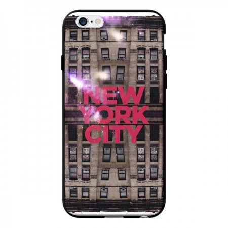 Coque New York City Buildings Rouge pour iPhone 6 - Javier Martinez Coque New York City Buildings Rouge pour iPhone 6 - Javier Martinez