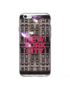 Coque New York City Buildings Rouge pour iPhone 6 - Javier Martinez 2