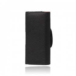 Etui Ceinture en Cuir Noir pour iPhone 5 2