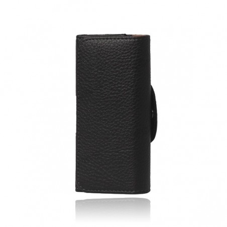 Etui Ceinture en Cuir Noir pour iPhone 5