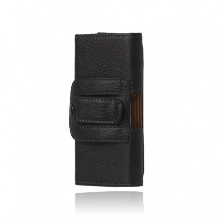 Etui Ceinture en Cuir Noir pour iPhone 5