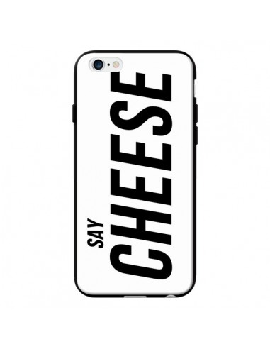 Coque Say Cheese Smile Blanc pour iPhone 6 - Jonathan Perez