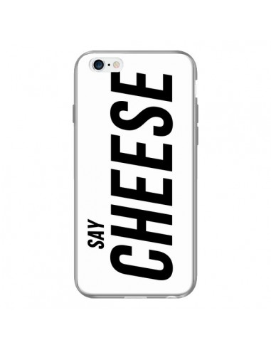 Coque Say Cheese Smile Blanc pour iPhone 6 - Jonathan Perez