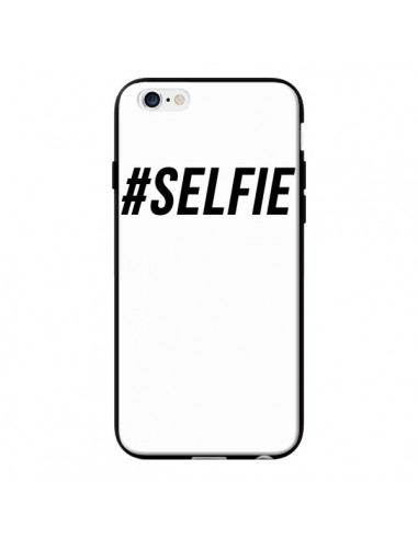 Coque Hashtag Selfie Noir Vertical pour iPhone 6 - Jonathan Perez