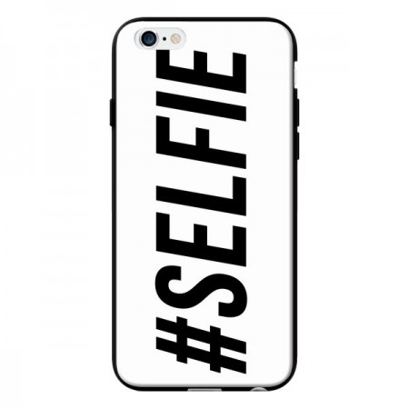 Coque Hashtag Selfie Noir Horizontal pour iPhone 6 - Jonathan Perez
