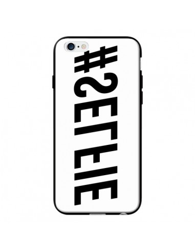 Coque Hashtag Selfie Noir Inversé Horizontal pour iPhone 6 - Jonathan Perez