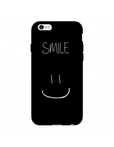 Coque Smile Souriez Noir pour iPhone 6 - Jonathan Perez
